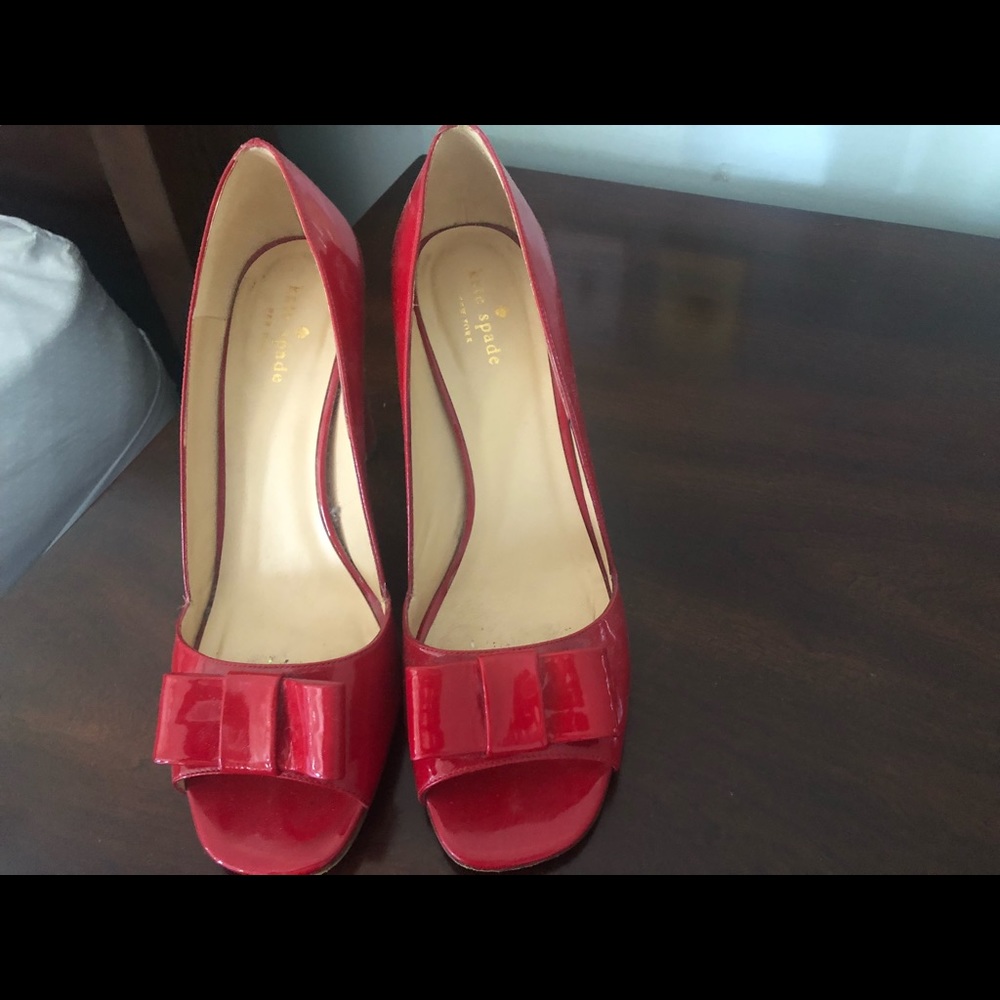 Kate Spade red heels